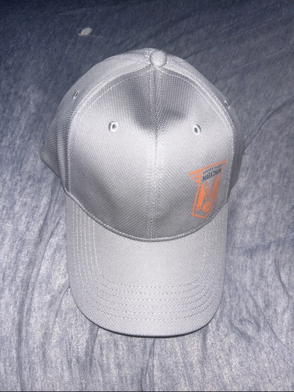 Orangetheory Fitness Marathon Month 2022 Baseball Hat Cap: Adjustable Light Gray